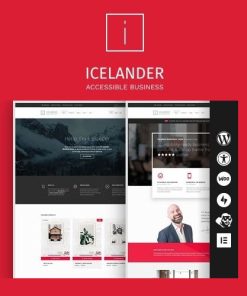 Icelander  -  Accessible Business Portfolio & WooCommerce WordPress Theme