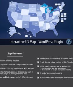 Interactive US Map  -  WordPress Plugin
