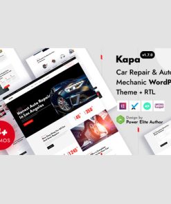 Kapa  -  Car Repair & Auto Services Elementor WordPress Theme