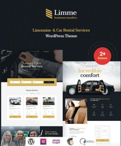 Limme  -  Limousine Transfers & Car Dealer WordPress Theme + RTL
