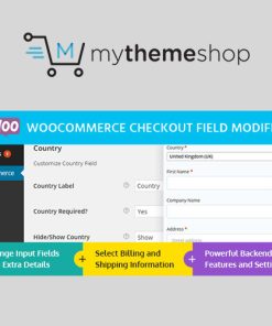 MyThemeShop WooCommerce Checkout Field Modifier