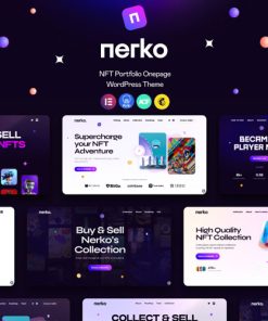 Nerko  -  NFT Portfolio WordPress Theme