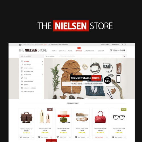 Nielsen ? E-commerce WordPress Theme