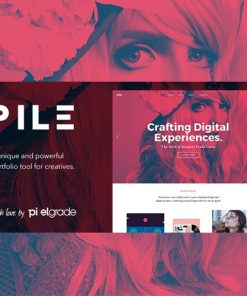 PILE  -  An Uncoventional WordPress Portfolio Theme
