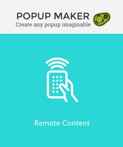 Popup Maker  -  Remote Content
