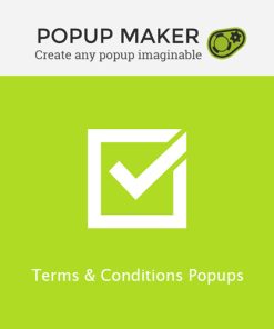 Popup Maker  -  Terms & Conditions Popups