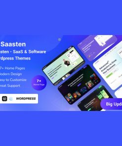 Saasten  -  SaaS & Software Landing WordPress Theme