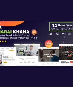 Sharai Khana  -  Computer Repair & Multi-Concept Professional Services WordPress Theme