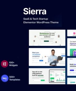 Sierra  -  SaaS & Tech Startup Elementor WordPress Theme