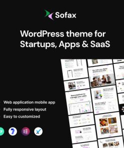 Sofax  -  Software & Startup WordPress Theme