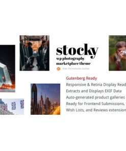 Stocky  -  A Stock Photography Marketplace Theme