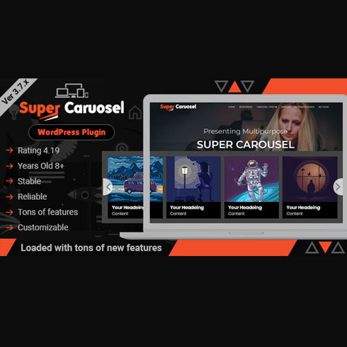 Super Carousel ? Responsive WordPress Plugin