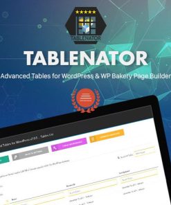 Tablenator ? Advanced Tables for Visual Composer