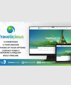 Travelicious  -  Tour Operator WordPress Theme