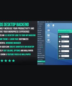 WP OS Desktop Backend  -  More than a WordPress Admin Theme
