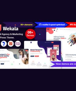 Wekala  -  Digital Agency & Marketing WordPress Theme