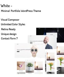 White  -  Minimal Portfolio WordPress Theme