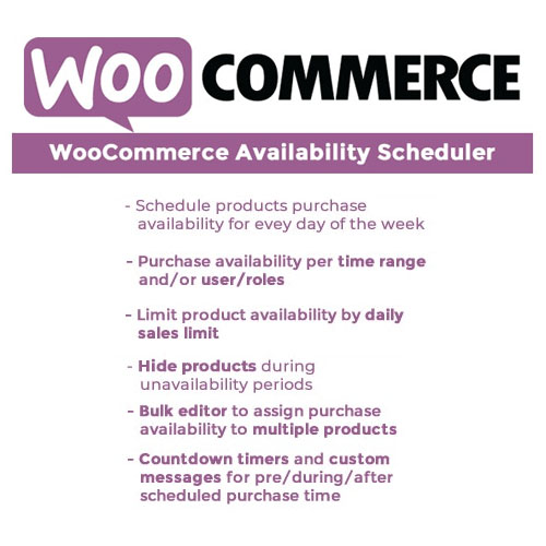 WooCommerce Availability Scheduler