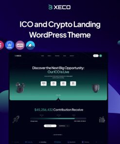 Xeco  -  ICO & Crypto Landing WordPress Theme