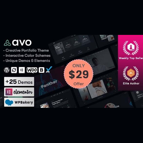 Avo - Creative Portfolio & Agency WordPress Theme