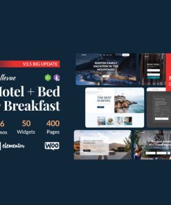 Hotel + Bed and Breakfast Booking Calendar Theme | Bellevue