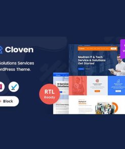 Cloven  -  IT Solutions Services Company WordPress Theme + RTL
