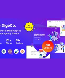 Digeco  -  Startup Agency WordPress Theme