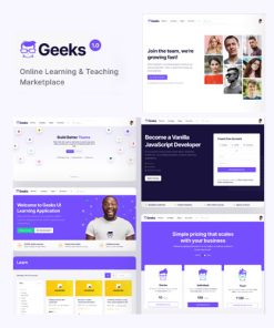 Geeks  -  Online Learning Marketplace WordPress Theme