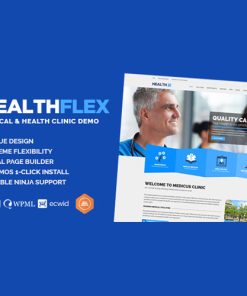 HEALTHFLEX  -  Doctor Medical Clinic & Health WordPress Theme