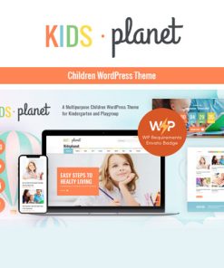 Kids Planet  -  A Multipurpose Children WordPress Theme for Kindergarten and Playgroup