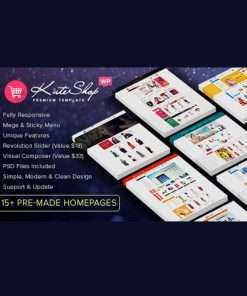 KuteShop  -  Fashion, Electronics & Marketplace Elementor WooCommerce Theme