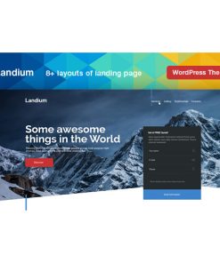 Landium  -  APP Landing Page WordPress