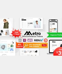 Metro  -  Minimal WooCommerce WordPress Theme