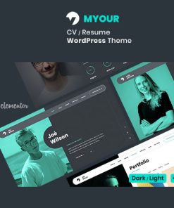 Myour  -  CV WordPress Theme