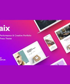 Naix  -  Creative & High Performance Portfolio WordPress Theme