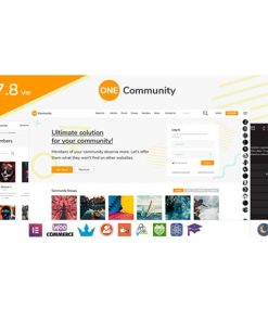 OneCommunity  -  BuddyPress Membership Theme