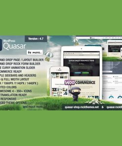 Quasar  -  WordPress Theme with Animation Builder