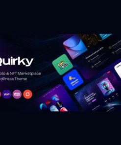 Quirky  -  NFT, Token & Blockchain WCFM Marketplace WordPress Theme