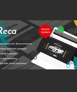Ireca  -  Car Rental Boat, Bike, Vehicle, Calendar WordPress Theme