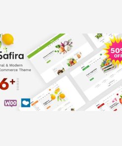 Safira  -  Food & Organic WooCommerce WordPress Theme