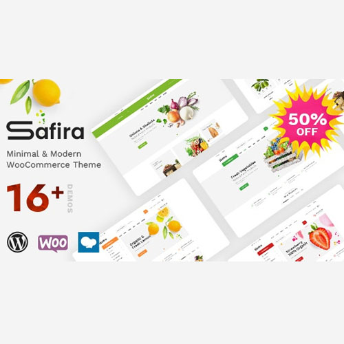 Safira - Food & Organic WooCommerce WordPress Theme
