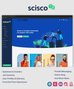 Scisco  -  Questions and Answers WordPress Theme
