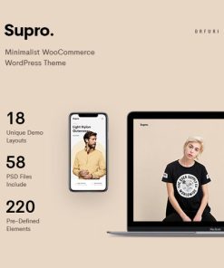 Supro  -  Minimalist AJAX WooCommerce WordPress Theme