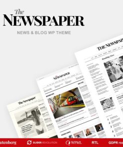 The Newspaper  -  Magazine Editorial WordPress Theme