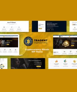 Tradent  -  Cryptocurrency, Bitcoin WordPress Theme