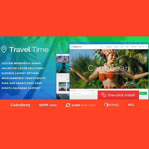 Travel Time - Tour and Hotel WordPress Theme
