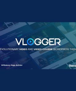 Vlogger: Professional Video & Tutorials WordPress Theme