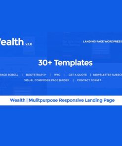 Wealth  -  Multi-Purpose Landing Page WordPress Theme