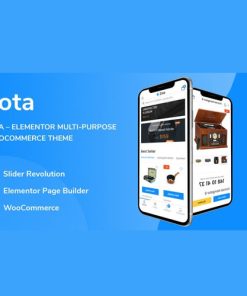 Zota  -  Elementor Multi-Purpose WooCommerce Theme