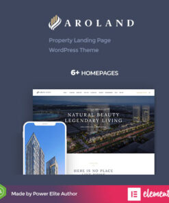 Aroland  -  Single Property Landing Page WordPress Theme